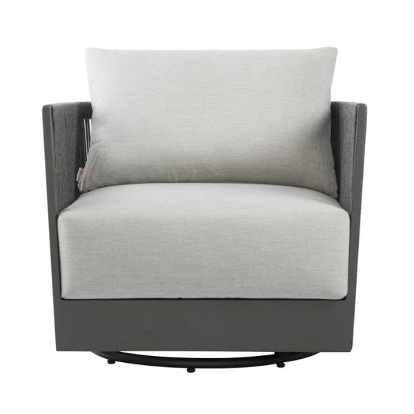 Elementi Capri Rope Outdoor Swivel Chair