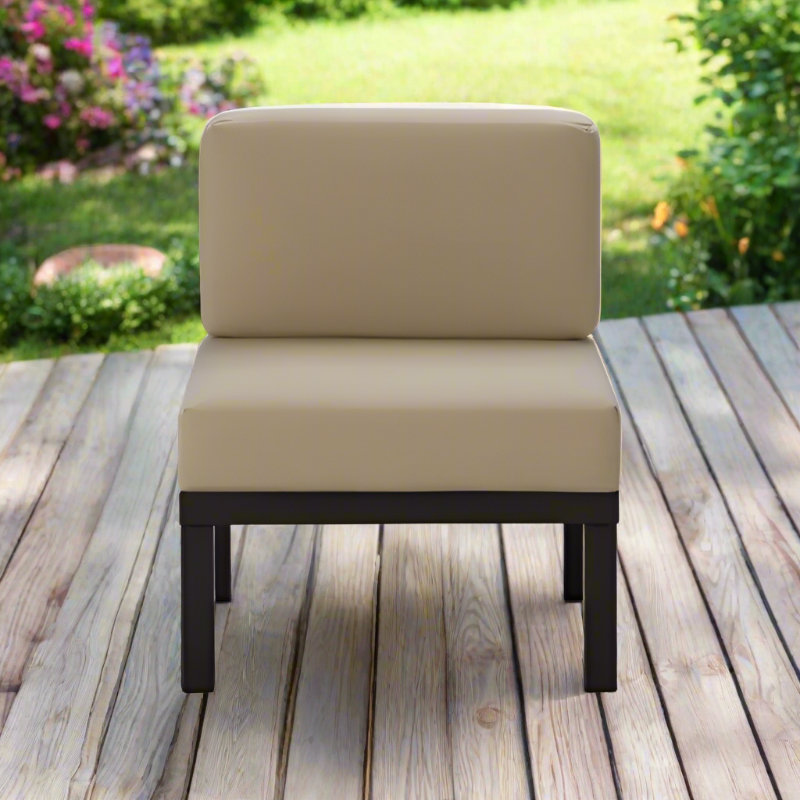 Telescope Casual Larssen Cushion Aluminum Outdoor Armless Section