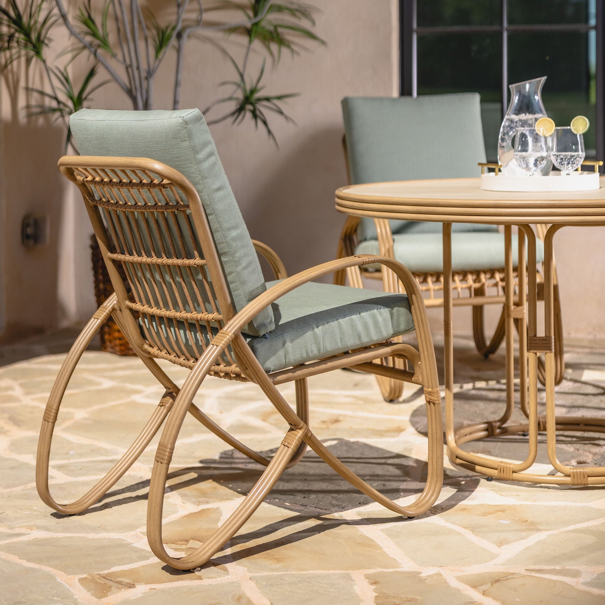 Lloyd Flanders Riviera Dining Armchair