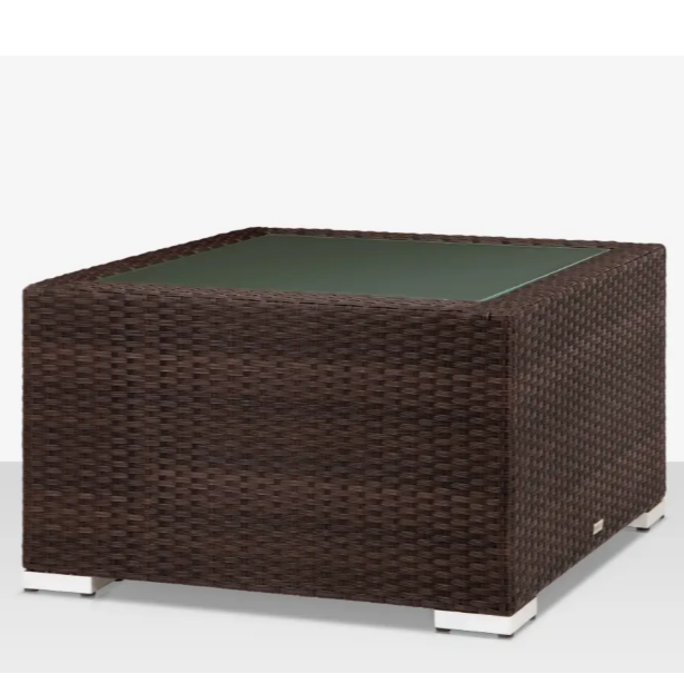 DecoScape Lucaya Square Resin Wicker Coffee Table