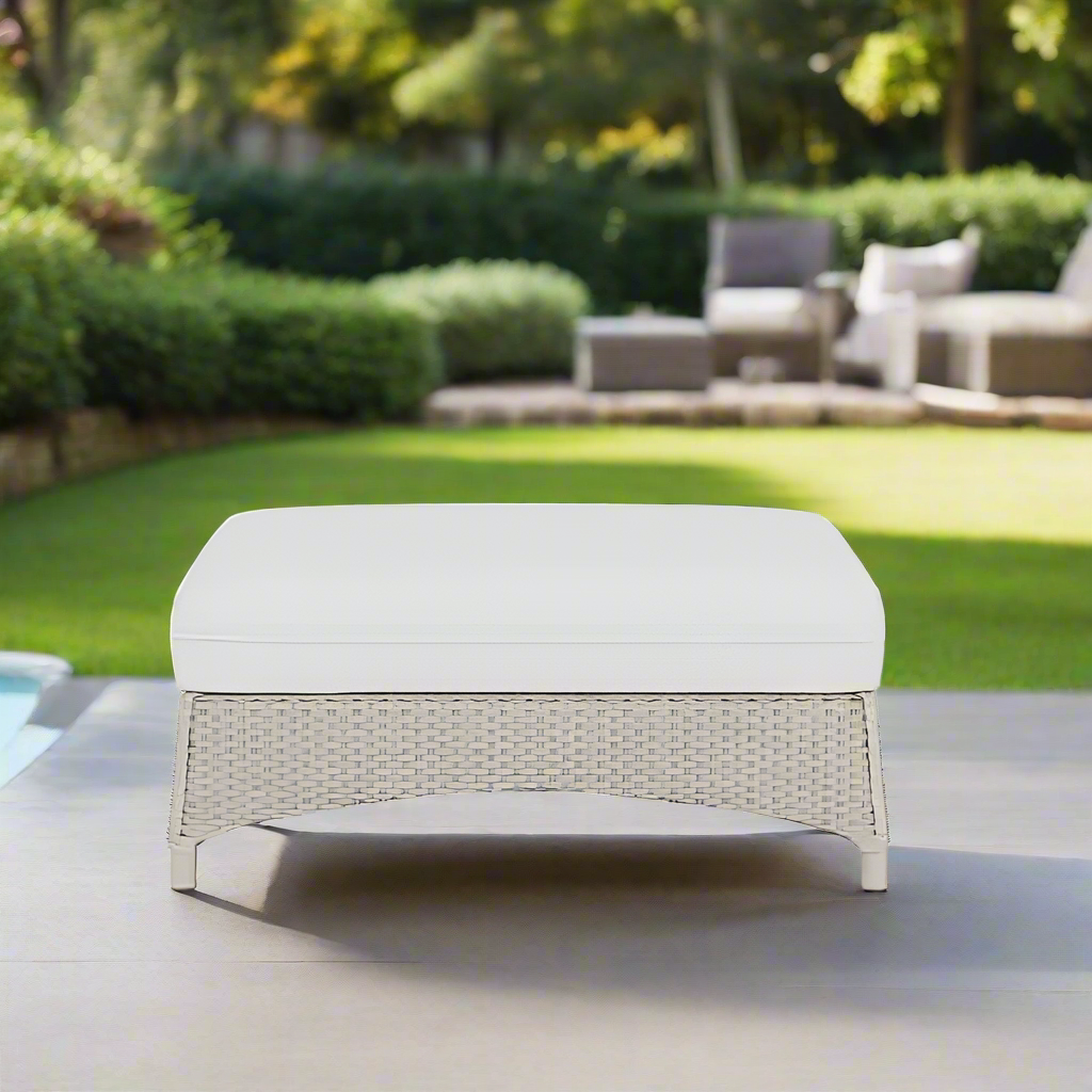 Lloyd Flanders Mandalay Large Wicker Ottoman