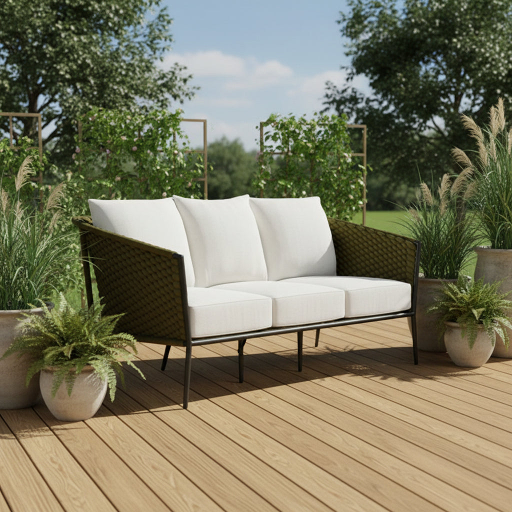 Lloyd Flanders Escape Aluminum Sofa