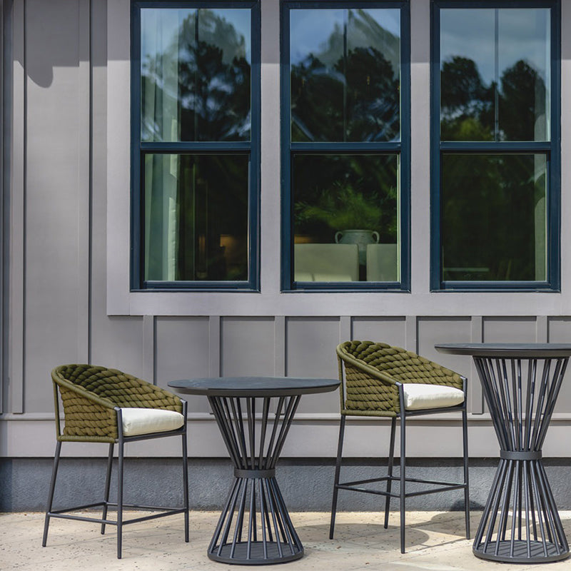 Lloyd Flanders Escape Aluminum Balcony Stool