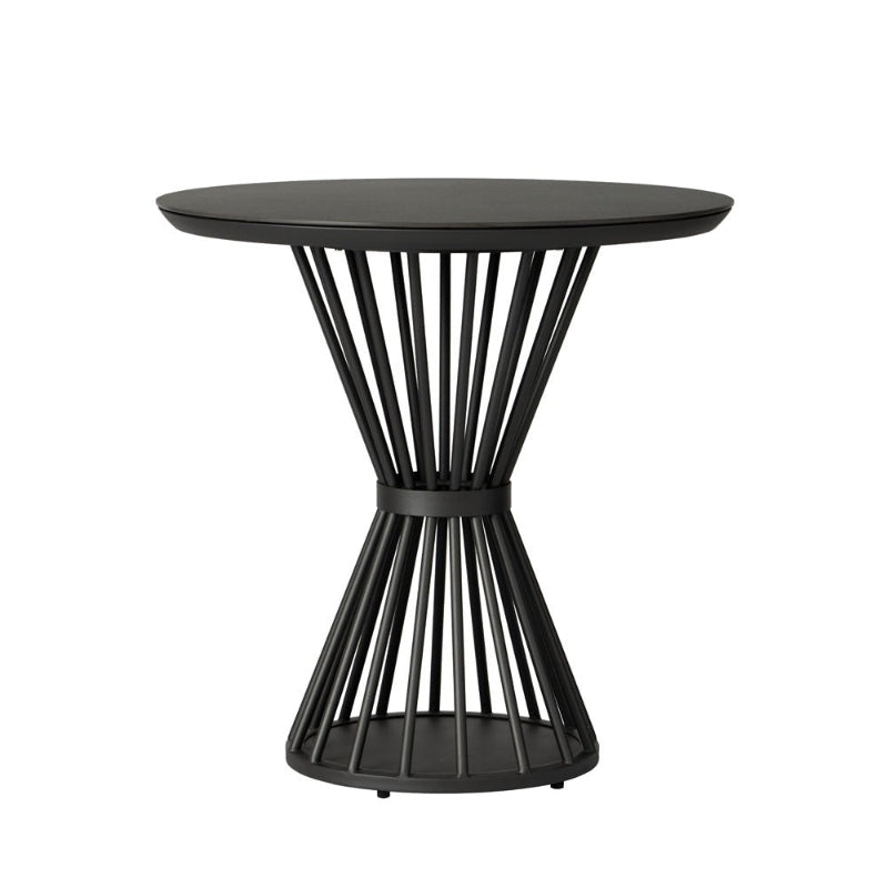 Lloyd Flanders Escape Aluminum 36" Round Balcony Table