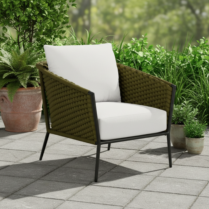 Lloyd Flanders Escape Aluminum Lounge Chair