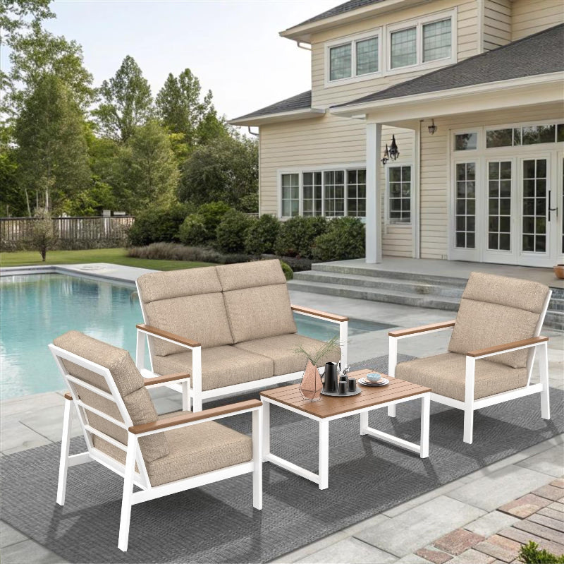 NorthCape International Ashford 4-Piece Conversation Patio Set