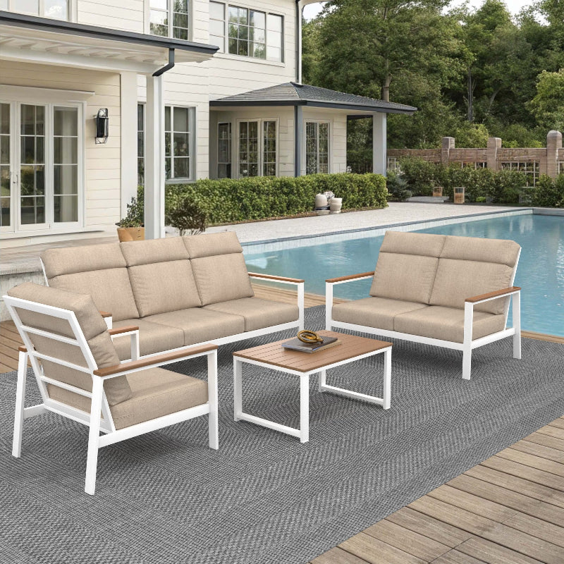 NorthCape International Ashford 4-Piece Lounge Patio Set