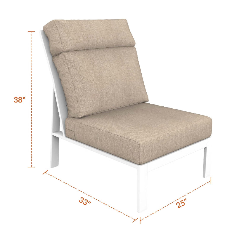 NorthCape International Ashford Patio Sectional Middle Chair