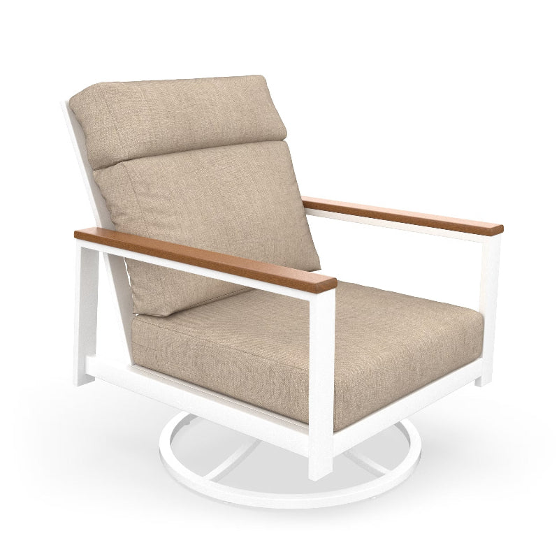 NorthCape International Ashford Patio Swivel Rocking Chair