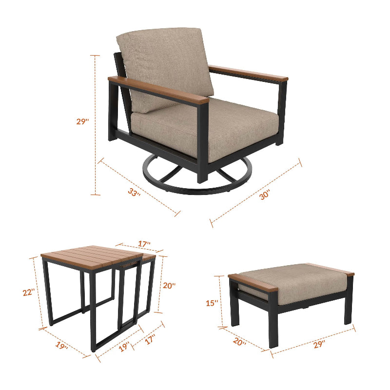 Forever Patio Hanover 8-Piece Ultimate Patio Set