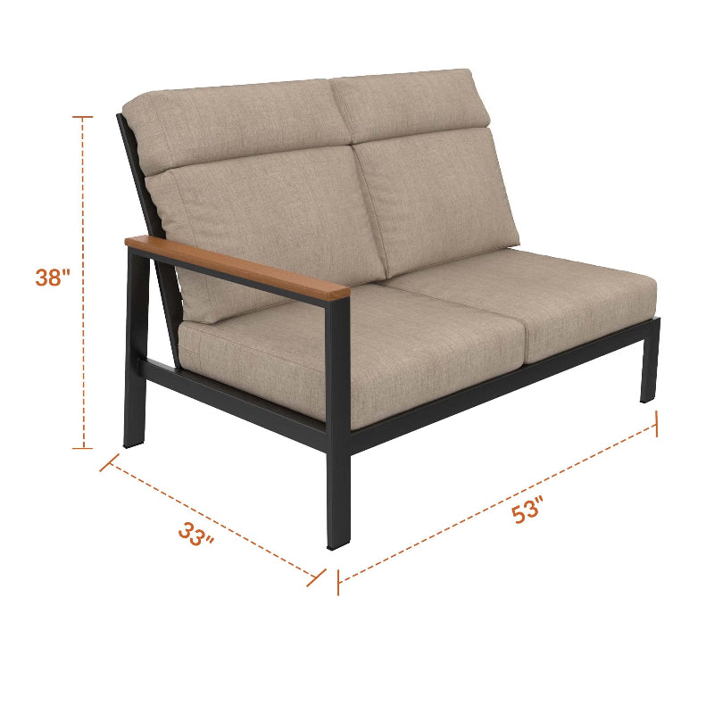 NorthCape International Windsor Patio Sectional Right Arm Loveseat