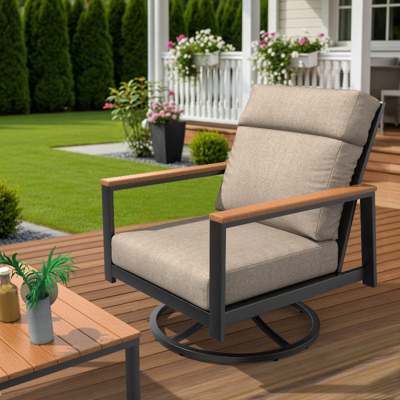 NorthCape International Windsor Patio Swivel Rocking Chair