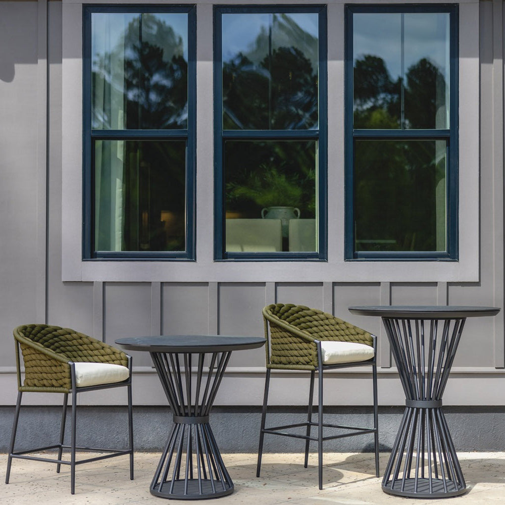 Lloyd Flanders Escape Aluminum Bar Stool