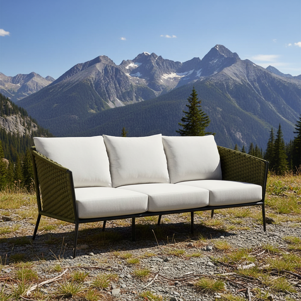 Lloyd Flanders Escape Aluminum Sofa