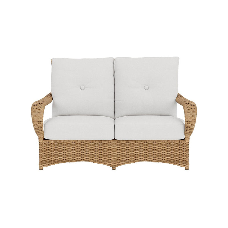 Lloyd Flanders Magnolia Woven Vinyl Loveseat