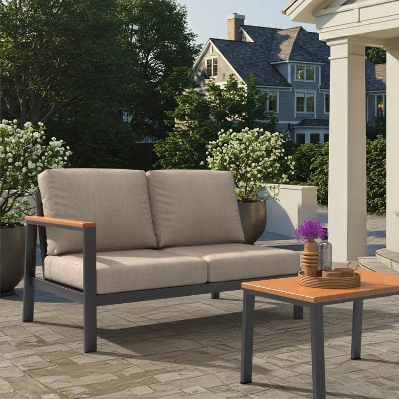 Forever Patio Hanover Sectional Right Arm Loveseat