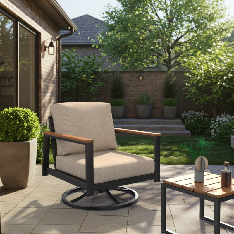 Forever Patio Hanover Swivel Rocking Chair