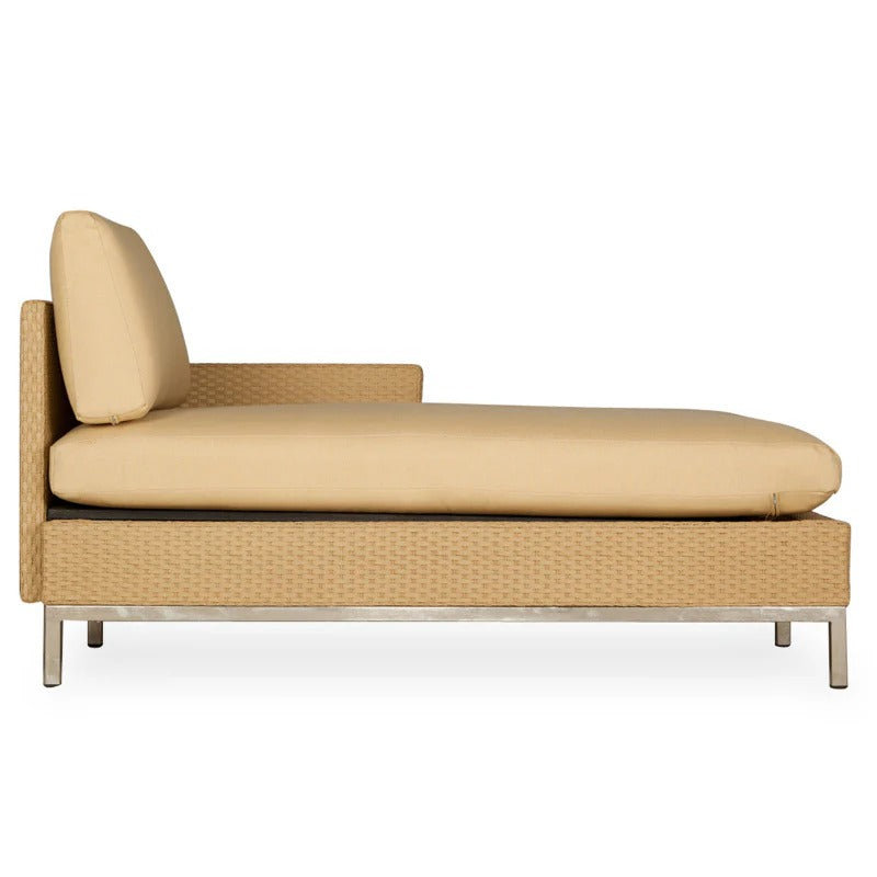 Replacement Cushions for Lloyd Flanders Elements Wicker Left Arm Chaise