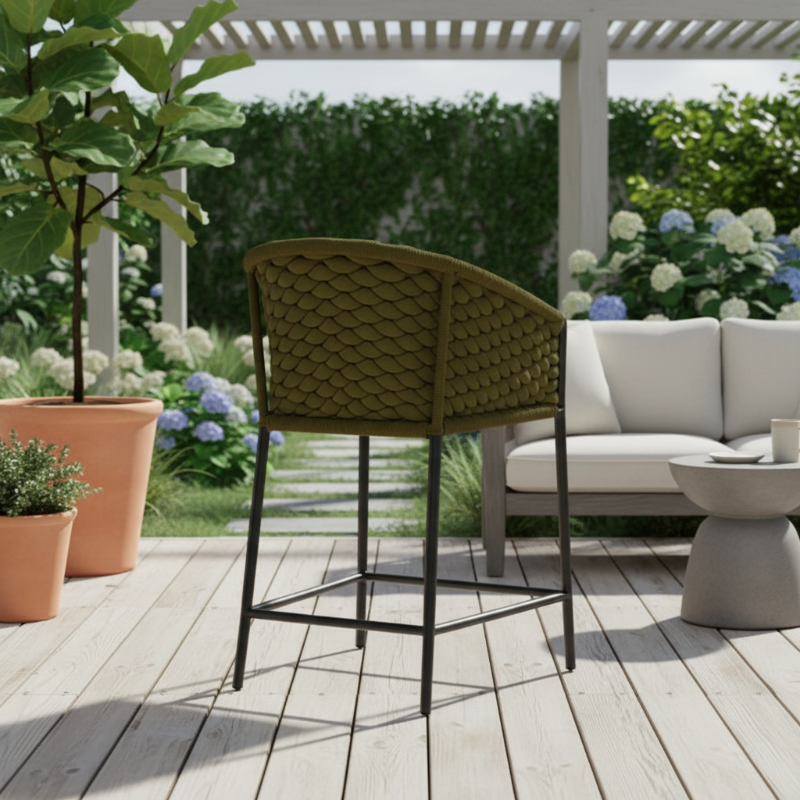 Lloyd Flanders Escape Aluminum Balcony Stool