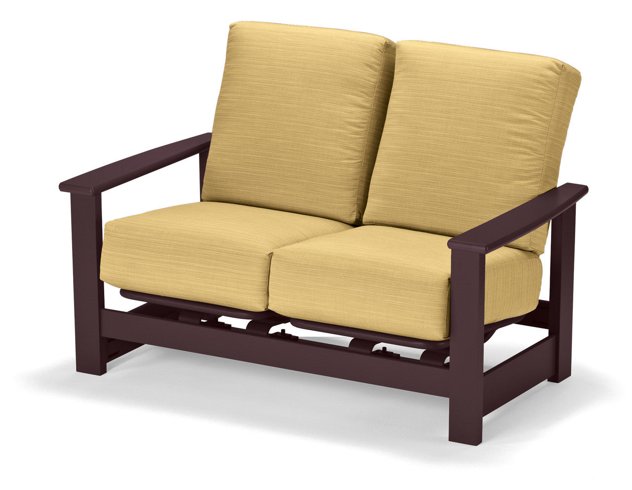Telescope Casual Leeward MGP Cushion Outdoor Hidden Motion Loveseat