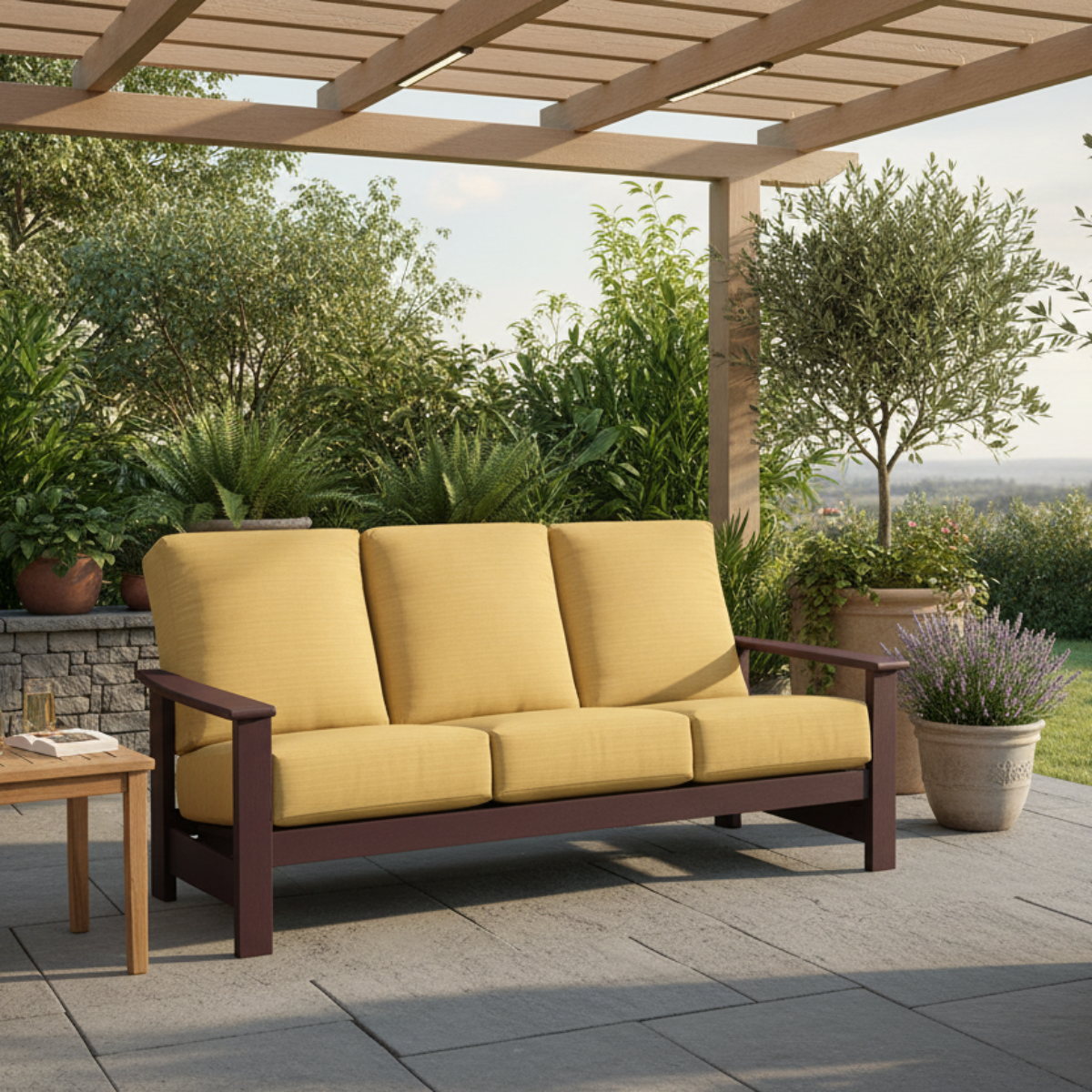 Telescope Casual Leeward MGP Cushion Three-Seat Sofa