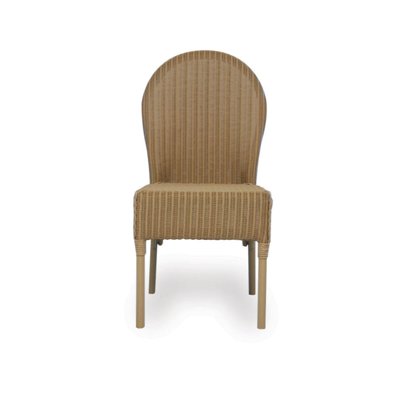 Wicker chair on a white background