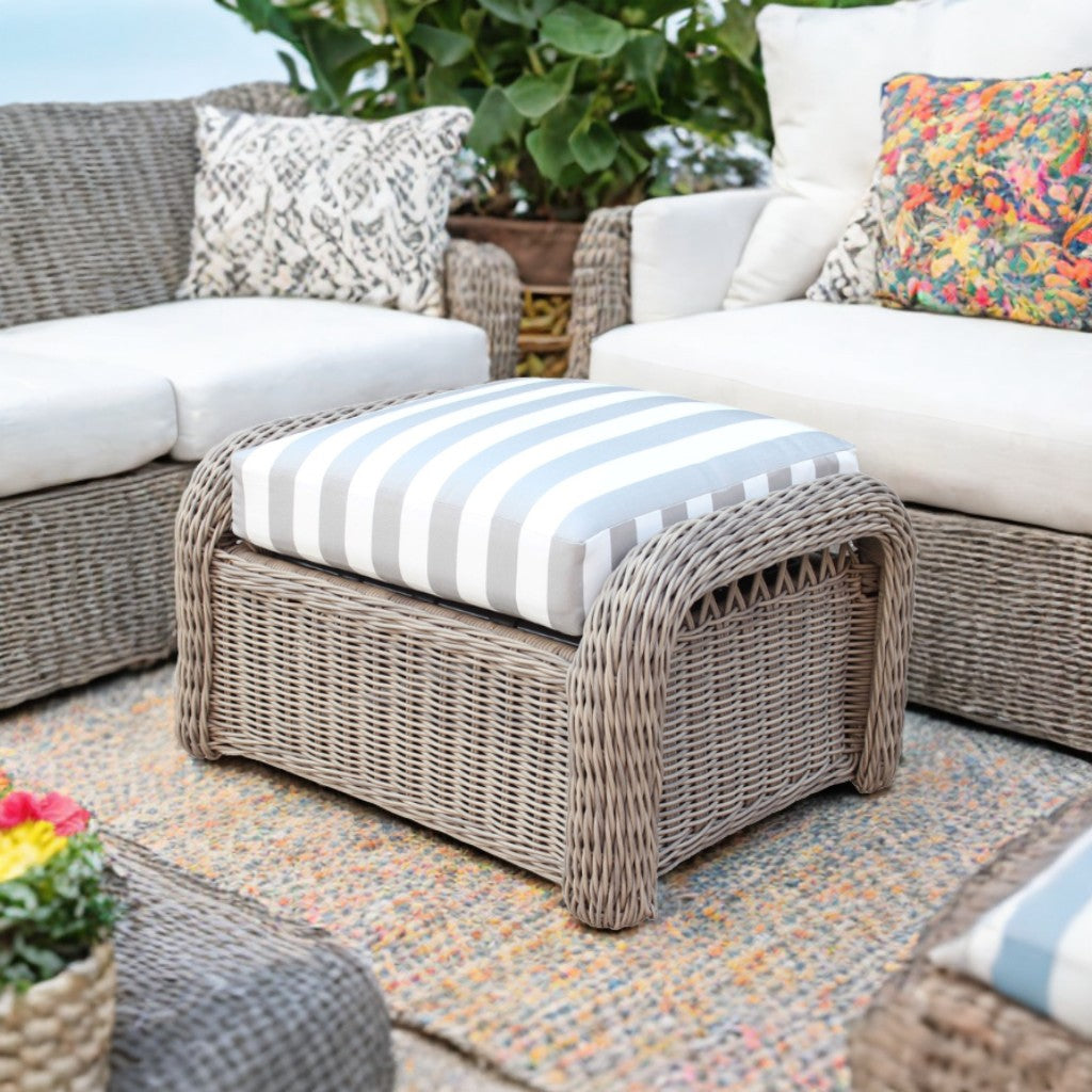 Replacement Cushions for South Sea Rattan Arcadia Ottoman