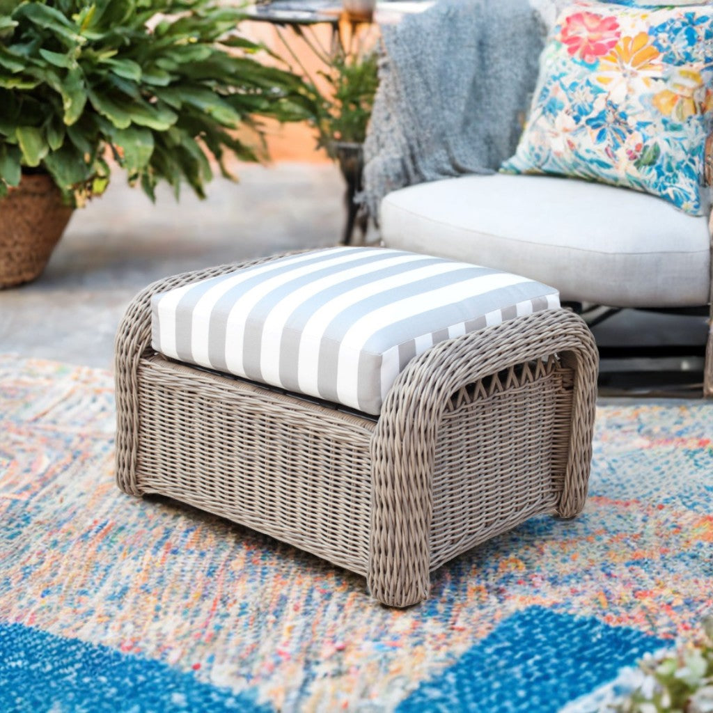 Replacement Cushions for South Sea Rattan Arcadia Ottoman