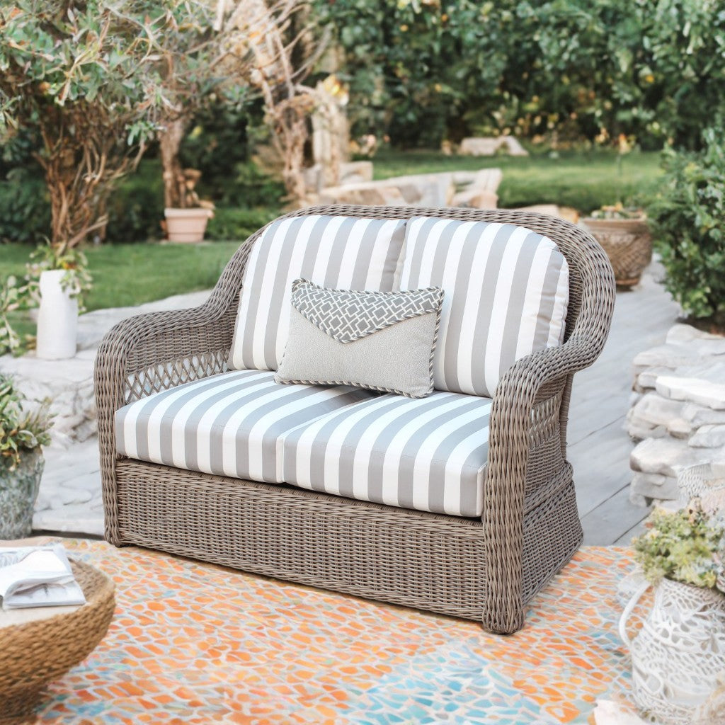 Replacement Cushions for South Sea Rattan Arcadia Loveseat