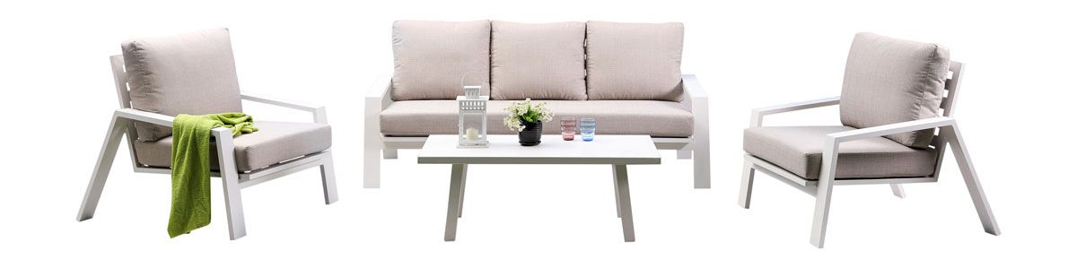 Panama Jack Mykonos 4-Piece Seating Set with Cushions