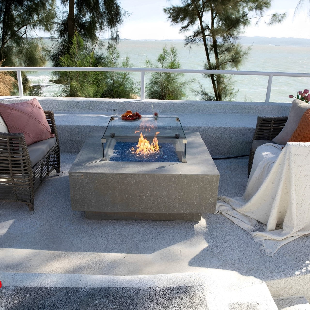 Elementi Plus Victoria Fire Pit Table