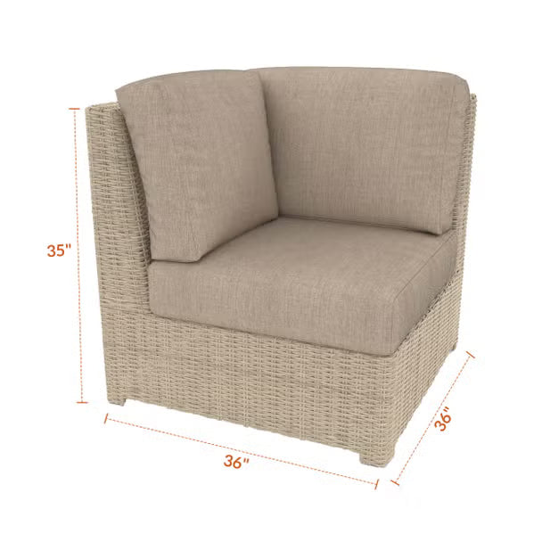 NorthCape International Terraza Patio Sectional 90 Degree Corner Chair