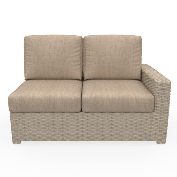 NorthCape International Terraza Patio Sectional Left Arm Loveseat