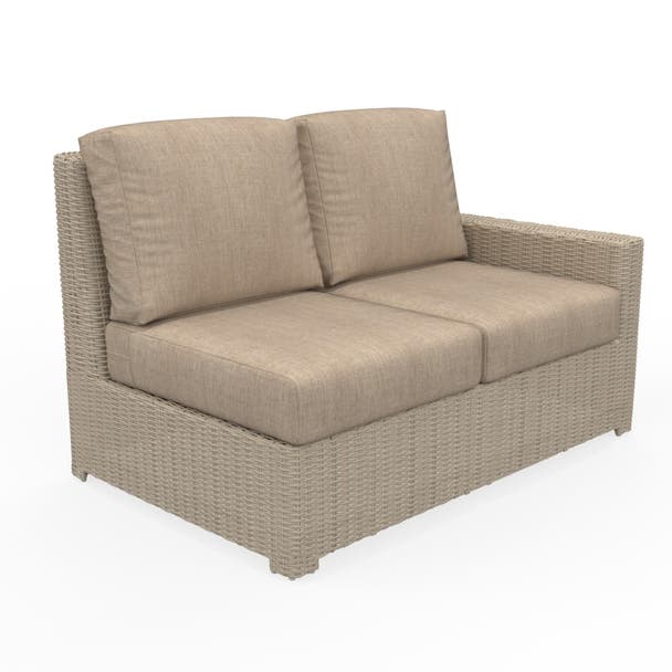 NorthCape International Terraza Patio Sectional Left Arm Loveseat