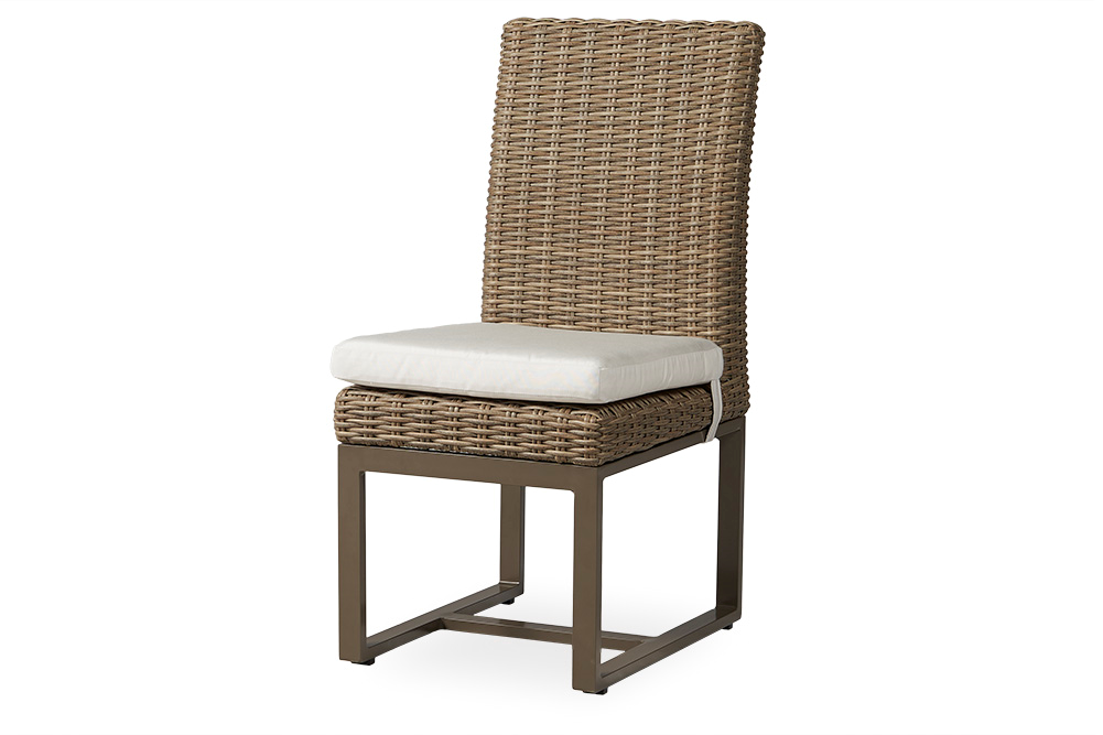 Lloyd Flanders Milan Woven Vinyl Armless Dining Chair