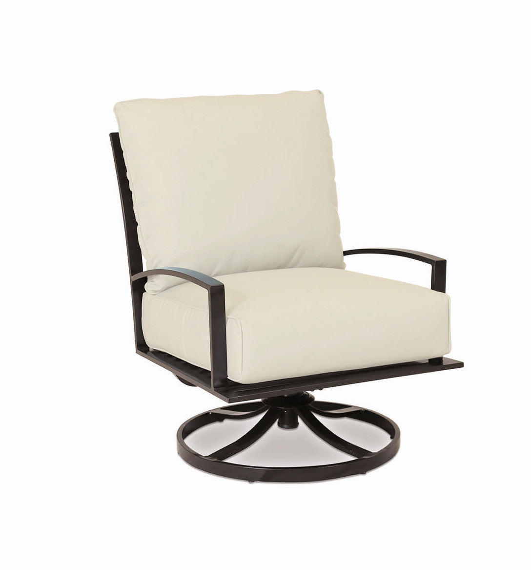 Sunset West La Jolla Swivel Club Chairs With End Table