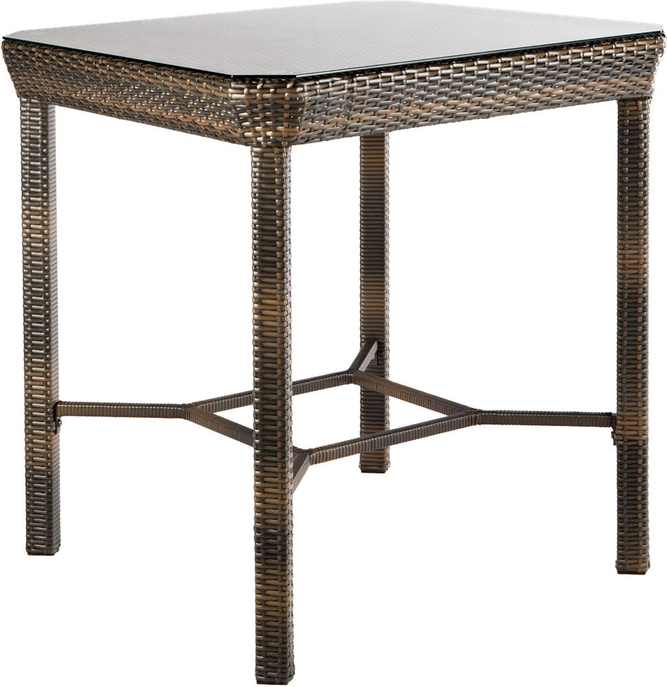 Alfresco Home Tutto 36" Square Bar Height Wicker Dining Table