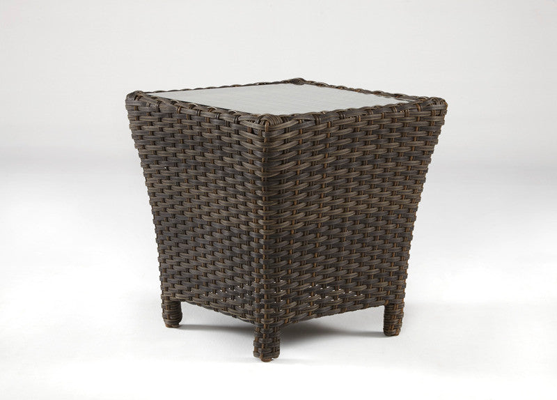 South Sea Rattan Panama Wicker End Table