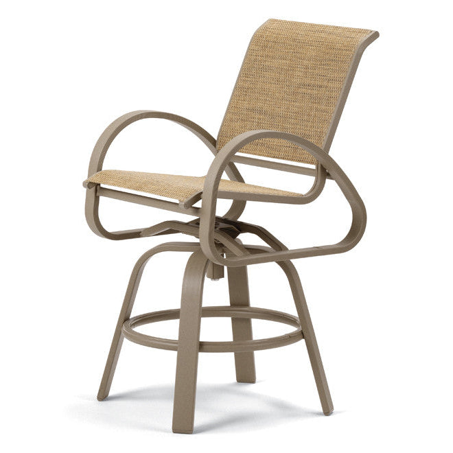 Telescope Casual Aruba II Sling Balcony Height Swivel Cafe Chair