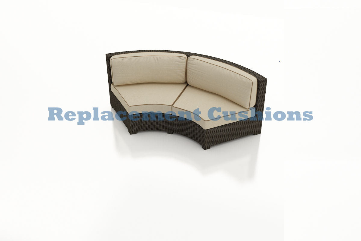 Replacement Cushions for Forever Patio Hampton Radius Curved Love Seat