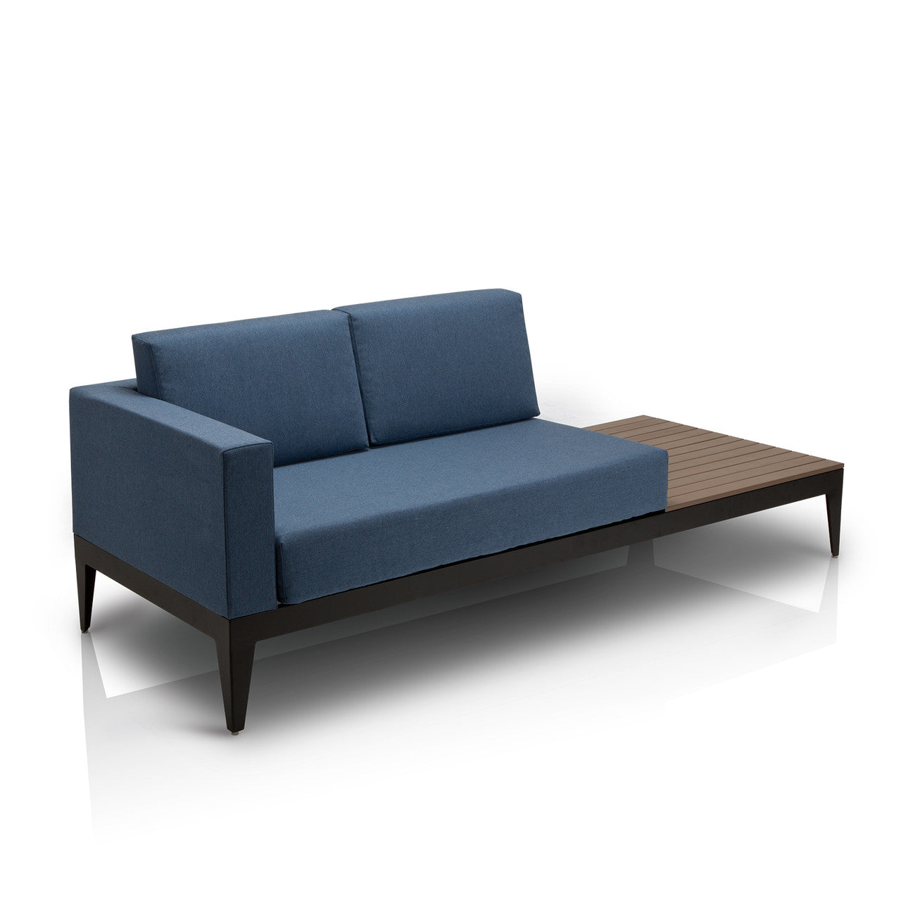Source Furniture SoBe Loveseat Left-Arm w/ Built-in Side Table