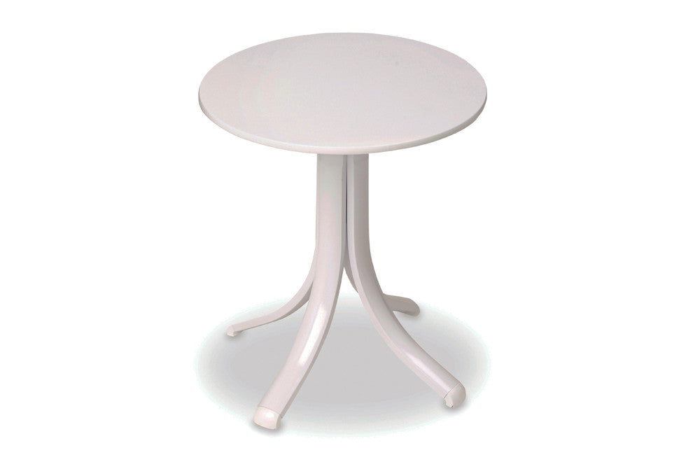 Telescope Casual 18" Round Marine Grade Polymer Top End Table