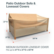 Budge Industries All Seasons Patio Loveseat Cover