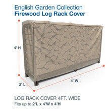 Budge Industries English Garden Log Rack Cover - Medium