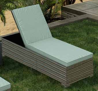 Forever Patio Hampton Wicker Adjustable Chaise Lounge